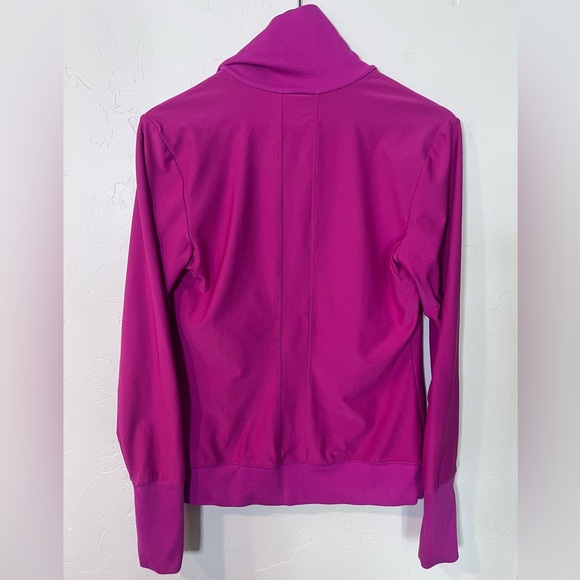 Nike Fit Dry Women's Fuchsia Full-Zip Jacket Medium - Picture 6 of 9